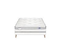 Ensemble matelas et sommier L'INEGALE Hybride 160x200 ferme H27 - Sommier SIMLAT 2