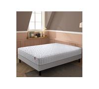 Epeda Ensemble Distinct 2 + Sommier Escale + Pieds 160x200 Ressorts