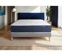 Ensemble matelas Latex et Mémoire de forme ACTILATEX SLEEP 160x200 5zones de confort + sommier KIT g