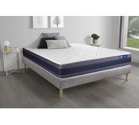 Ensemble matelas Latex+Mémoire de forme ACTILATEX MORPHO 160x200 Maxi épaisseur 5zones de confort + sommier KIT gris