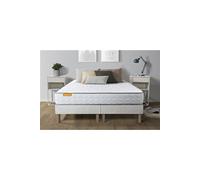 Ensemble matelas Mémoire de forme 160x200 + double sommier 80x200 Memo