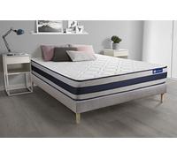 Ensemble matelas et sommier Actisom Ensemble matelas Mémoire de forme ACTIMEMO ERGO 180x200 cm Maxi épaisseur 5zones de confort + sommier KIT gris