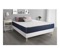 Ensemble matelas Mémoire de forme ACTIMEMO SLEEP 140x200 5zones de confort + sommier KIT blanc G