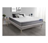 Ensemble matelas Mémoire de forme ACTIMEMO ZEN 140x200 Maxi épaisseur 7zones de confort + sommier KIT gris G