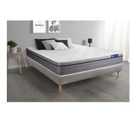 Ensemble matelas Mémoire de forme ACTIMEMO ZEN 180x200 Maxi épaisseur 7zones de confort + sommier KIT gris