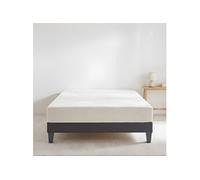 Ensemble Matelas Mémoire de forme HERA avec Sommier - Blanc - 90x200 cm - 25 cm
