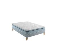 Ensemble matelas mémoire de forme, sommier et pieds Songe 500 - 180x210