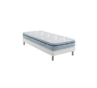 Ensemble matelas mémoire de forme, sommier Lune et pieds Songe 500 - 2x90x190