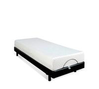 Ensemble Matelas Mousse Accueil Mémoire de forme + Sommier électrique SuperFlex 90x200 cm