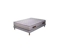 AB Matelas - Ensemble Matelas mousse Cosmos White - 160x200 - accueil mémoire de forme et Sommier blanc G
