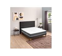 Ensemble matelas mousse et mémoire de forme Comforting, sommier Unic et pieds - - 140x200