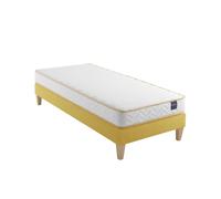 Ensemble matelas mousse, sommier et pieds Aurore 300 - SOMEO 110x190 - Blanc - Garantie 7 ans - Someo