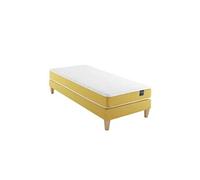 Ensemble matelas mousse, sommier et pieds Aurore 400 - 2x90x200