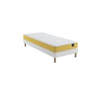 Ensemble matelas mousse, sommier Lune et pieds Aurore 400 - 2x100x200