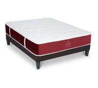 Ensemble Matelas Passion Ressorts ensachés Accueil mémoire et sommier en kit - 180 x 200 cm
