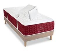 Ensemble Matelas Passion Ressorts ensachés Accueil mémoire + sommier + accessoires - 90 x 200 cm