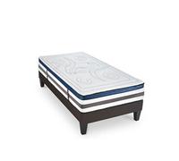 Ensemble Matelas Quintessence accueil mémoire de forme - 30cm + sommier - 80x200 cm