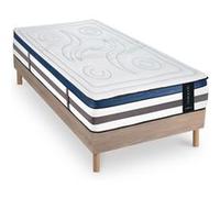 Ensemble Matelas QUINTESSENCE et Sommier SÉLÉNA - Naturel - 90x190 cm G