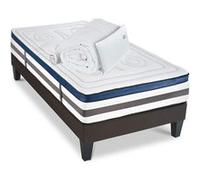 Ensemble Matelas Quintessence Mousse Accueil Mémoire Cocooning et sommier + accessoires 90x200