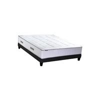 Ensemble Matelas Ressort 7 zones + Mémoire de forme + Sommier BELLAGIO Fabriqué en France 160 x 200 cm