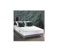 Ensemble matelas ressort 7 zones + sommier + oreiller + couette - fabrication francaise dimensions - 140 x 190 cm