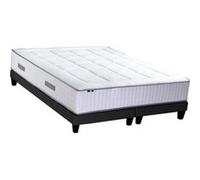 Ensemble matelas Ressorts 7 zones cm + sommier PALACIO FABRICATION FRANCAISE 2x90 x 200 cm G