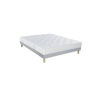 - Ensemble Matelas Ressorts 90x200 cm - SRPING 790, Sommier Tradition Graphic 13cm et Pieds - Très Ferme - Epaisseur 25 cm - Fabrication Française