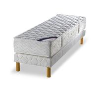 Ensemble matelas ressorts biconiques - confort équilibré 70x190cm + sommier