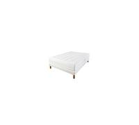 Ensemble matelas ressorts ensachés 160x200 cm capitonné + sommier