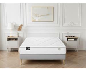 Ensemble matelas ressorts ensachés IENA + sommier BOBOCHIC x SIMMONS ® 140x190 BOBOCHIC 140x190