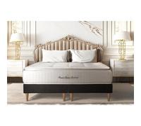Ensemble matelas ressorts ensaches + memoire de forme maxi epaisseur George V 200x200 double sommier