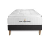 Ensemble Matelas ressorts ensaches + memoire de forme maxi epaisseur George V 90x190