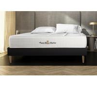 Ensemble matelas WINDSOR à mémoire de forme & ressorts - épaisseur 26 cm + sommier noir - 140 x 190 cm