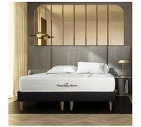 Ensemble matelas ressorts ensachés + mémoire de forme maxi épaisseur Windsor 160x200 double sommier G