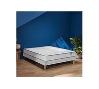 Ensemble matelas ressorts ensachés Well Bed, sommier Twist et pieds 140x190