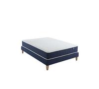 Ensemble matelas ressorts, sommier et pieds Rêve 400 - 140x190