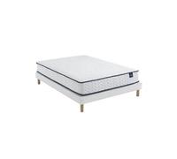 Ensemble matelas ressorts, sommier Lune et pieds Rêve 300 - 160x200
