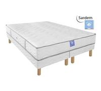Ensemble matelas sardem belle literie diadème 180x200 + 2 sommiers tapissiers 90