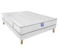 Ensemble matelas sardem belle literie diadème + sommier tapissier 130x190