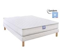 Ensemble matelas sardem belle literie forum + sommier tapissier 140x190 G