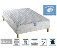 Ensemble matelas sardem belle literie forum + sommier tapissier 160x200
