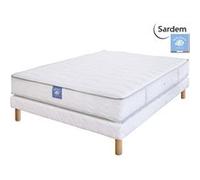 Ensemble matelas sardem belle literie passion + sommier tapissier 160x200 G