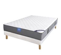 Ensemble matelas sardem belle literie passion visco + sommier tapissier 140x200