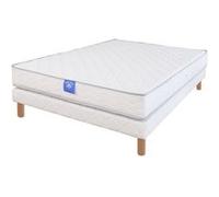 Ensemble matelas sardem belle literie rubis + sommier tapissier 130x190