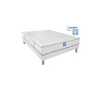 Ensemble matelas sardem belle literie diadème + sommier tapissier 160x200