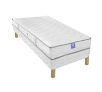 Ensemble matelas sardem belle literie diadème + sommier tapissier 90x190