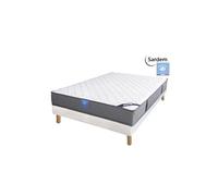 Ensemble matelas sardem belle literie passion visco + sommier tapissier 140x190
