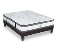 Ensemble Matelas Signature Ressorts ensachés Accueil mémoire et sommier en kit - 140 x 200 cm