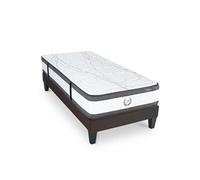 Ensemble Matelas Signature Ressorts ensachés Accueil mémoire et sommier en kit - 90 x 200 cm