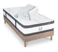 Ensemble Matelas Signature Ressorts ensachés Accueil mémoire + sommier + accessoires - 90 x 190 cm